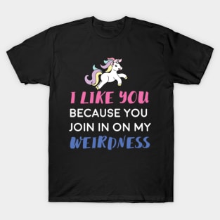 Funny Unicorn quotes T-Shirt